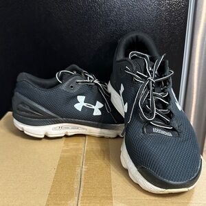 Under Armour Black Athletic Shoes with White Details